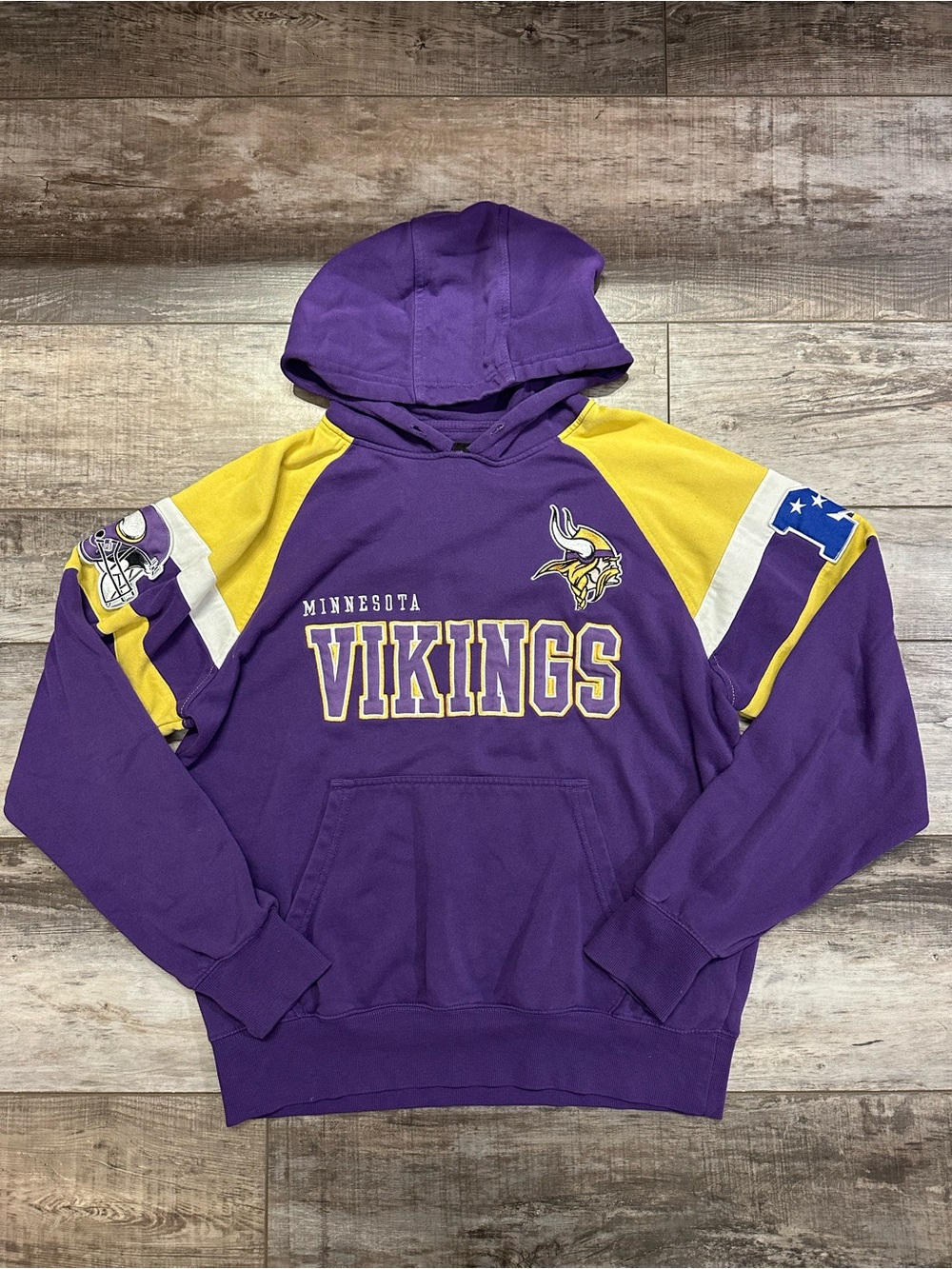 Minnesota Vikings Purple & Gold Pullover Hoodie